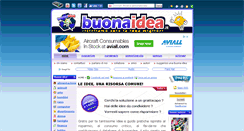 Desktop Screenshot of buonaidea.it